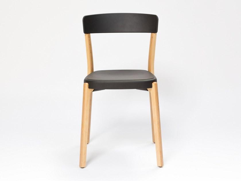 ENEA Штабелируемый стул из дерева и полипропилена Noa sun-id-1373705 - Вид №1