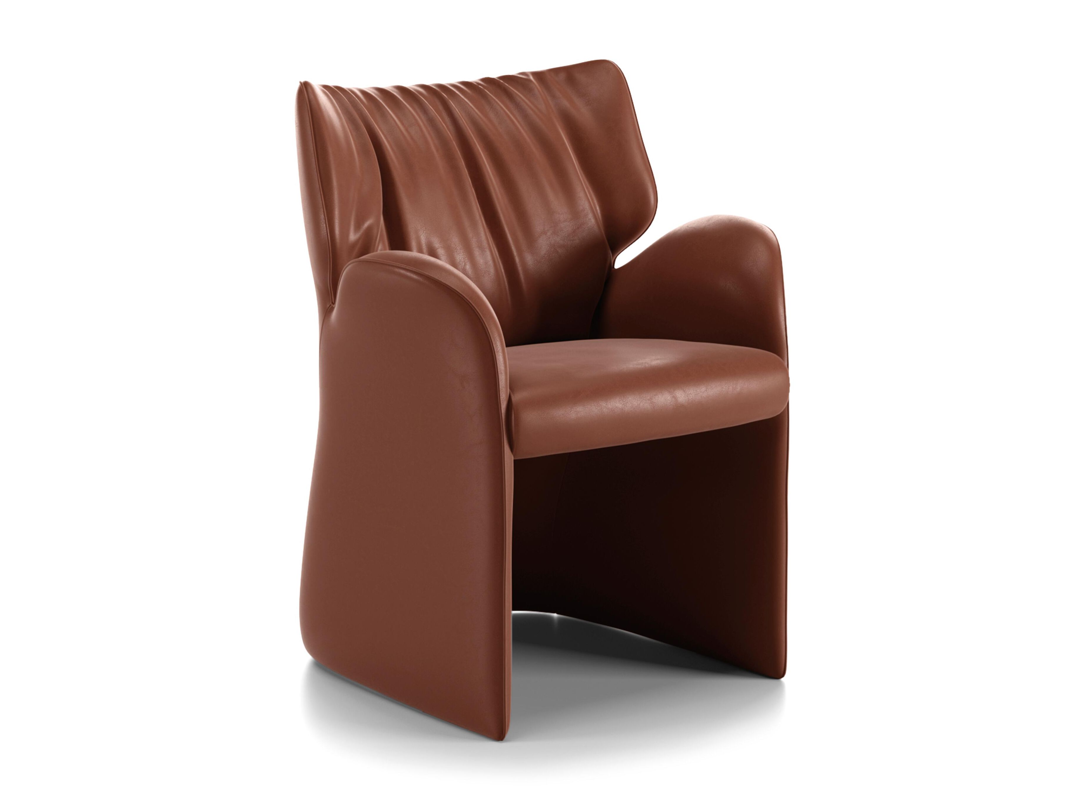 Кожаное кресло с подлокотниками Natuzzi Italia пышные ARCH-00000036 - Вид №2