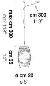 Vetreria Vistosi Подвесной светильник из стекла Damasco sun-id-1459078 - Вид №5