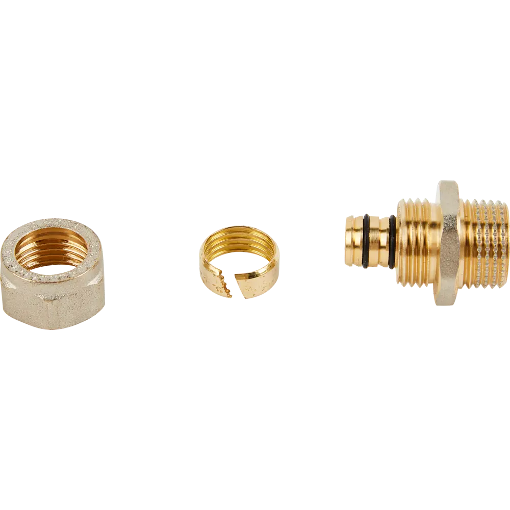 Переходник Aquasfera 1/2"x16 мм НР никелированная латунь 027-8721 82890155 STLM-2085409  - Вид №2