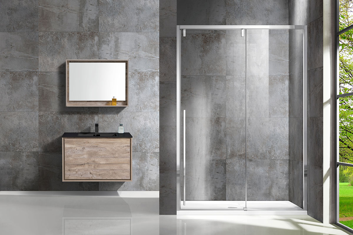 VDS-1L130CL-1 Душевая дверь Vincea Lugano Santreyd - Вид №1