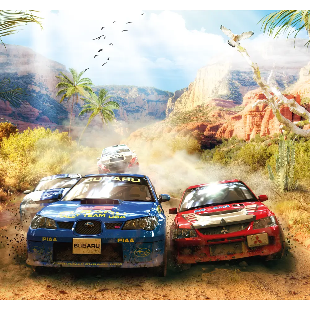 Фотообои 3D Flizart «Ралли» флизелиновые 300x280 см L11-886 82363631 STLM-2175984 FBRUSH