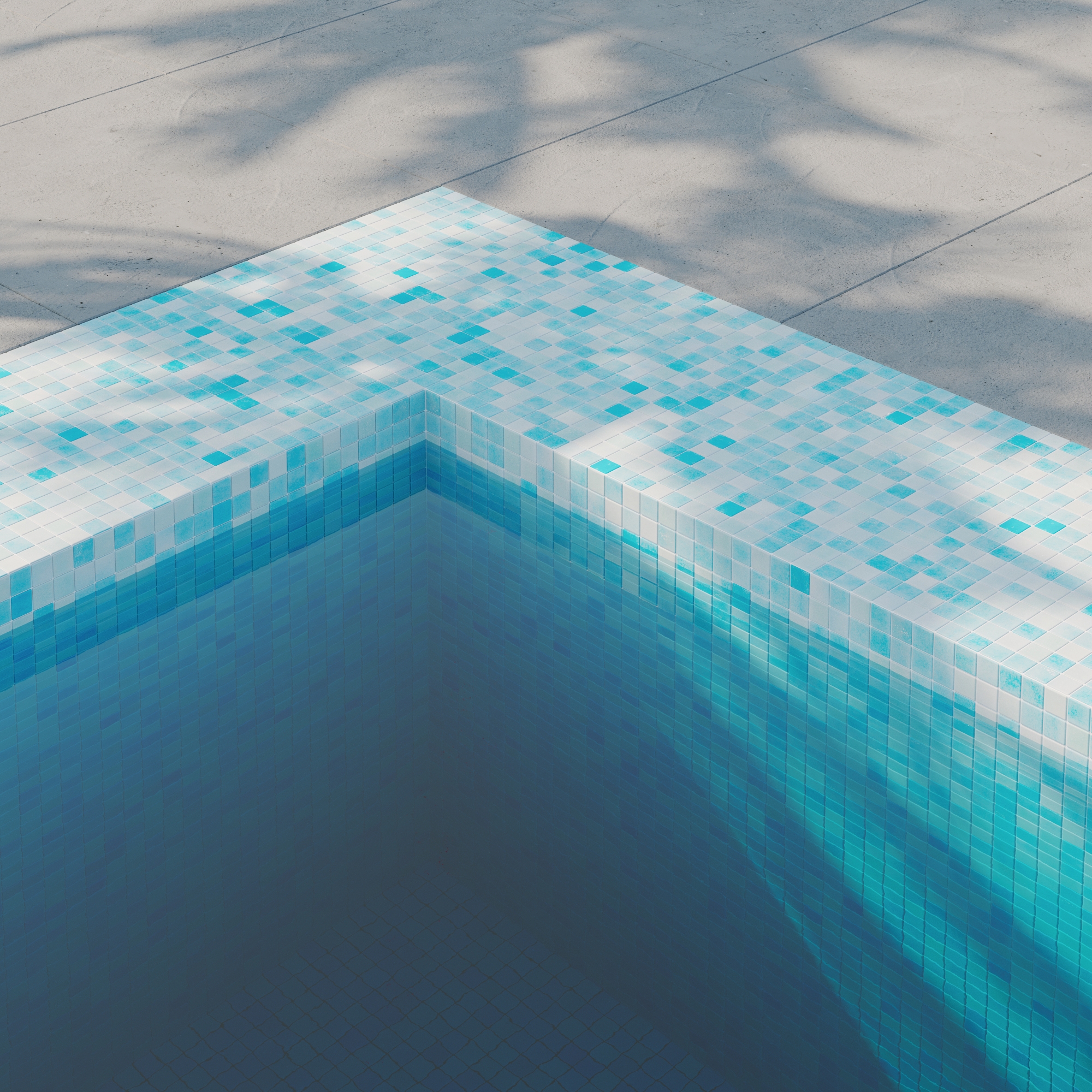 83681528 Мозаика Laguna Aqua стекломасса 31.1x4.9 см цвет разноцветный Мозаика Onix STLM-0043357 Santreyd 