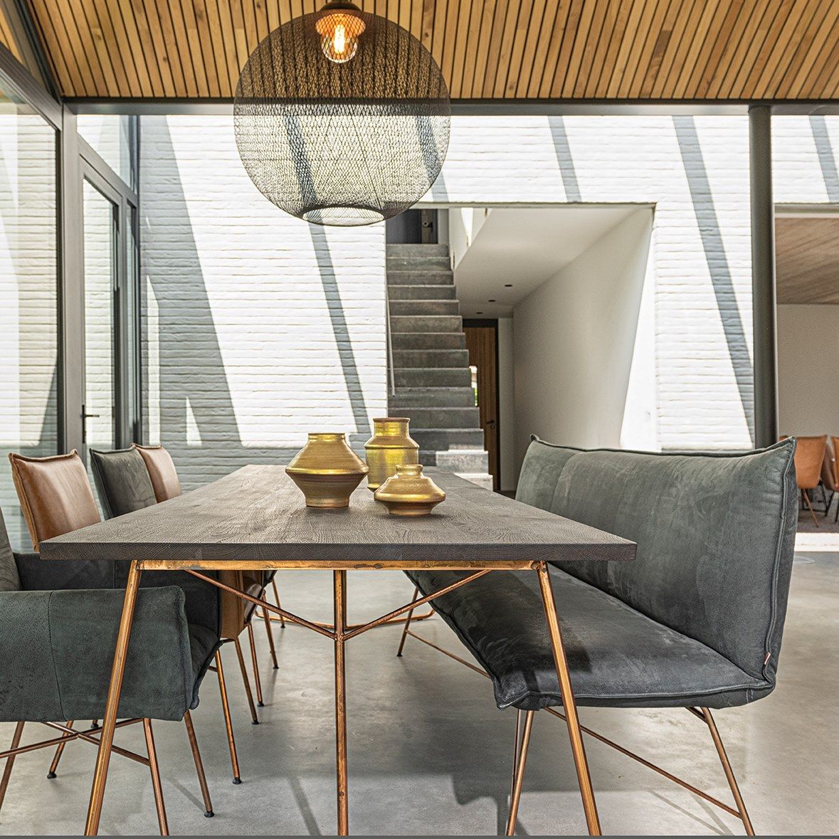 3-местный кожаный диван Jess Vidar ARCH-00030475 - Вид №7