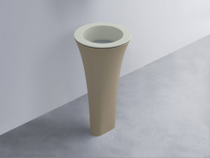 AMLA45-PM+AMPILT-BR+AMCOLT-AV Раковина Amedeo Tondo отдельностоящая cielo Enjoy + Amedeo