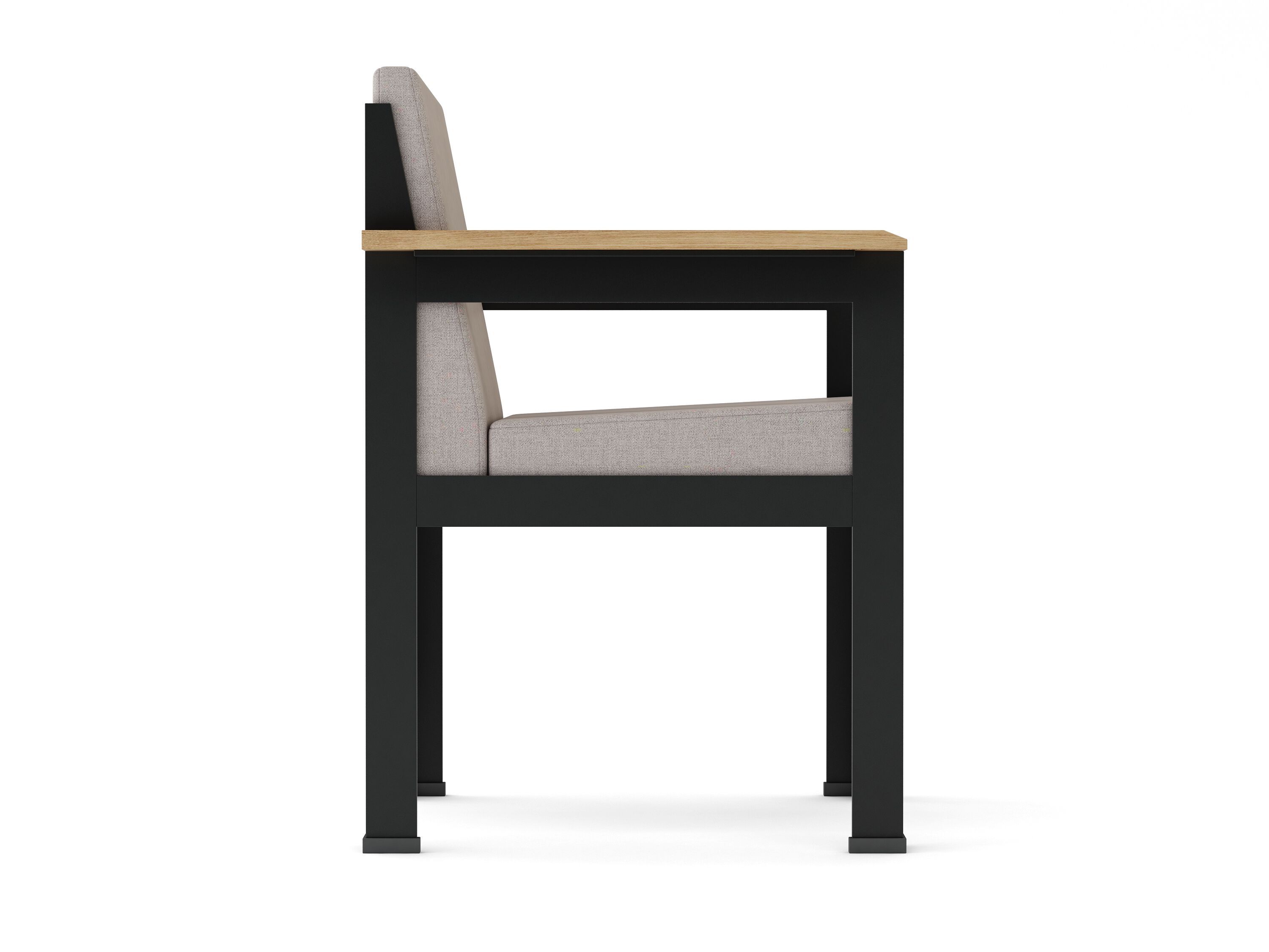 Стальной мягкий садовый стул с подлокотниками Walters More Comfort ARCH-00036093 - Вид №3