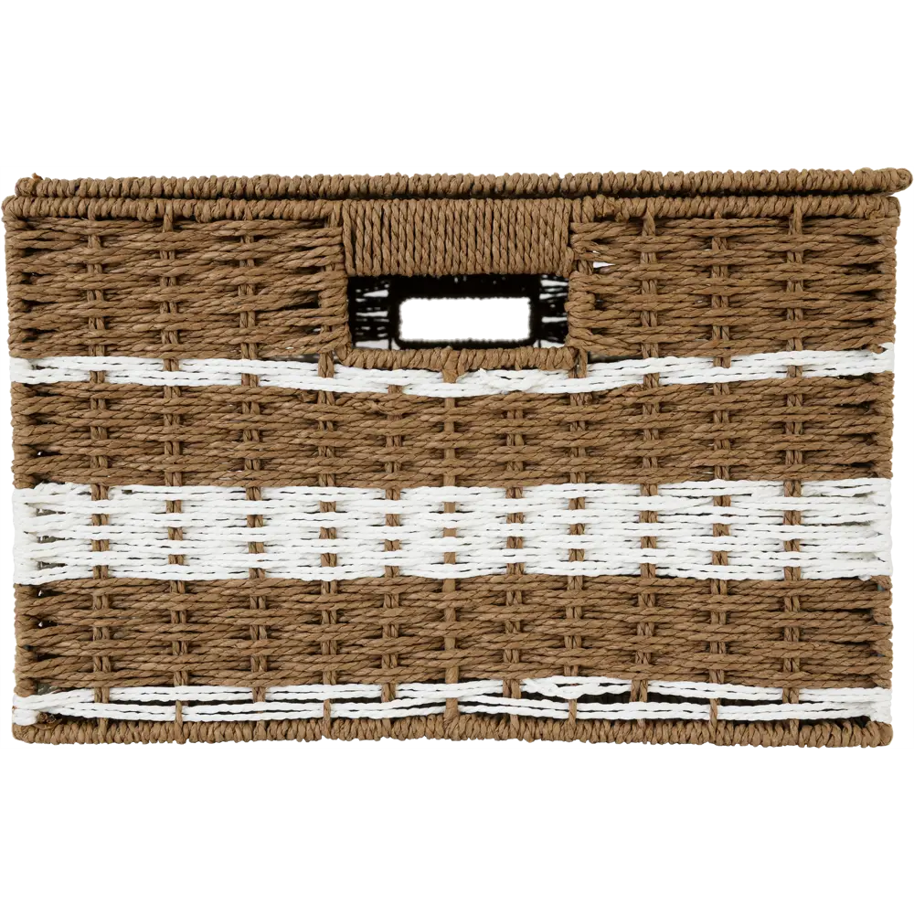 Корзина с крышкой Storidea HXL21.342 L 33x21x45 см 31 л бумага цвет коричневый STLM-2134379 - Вид №3