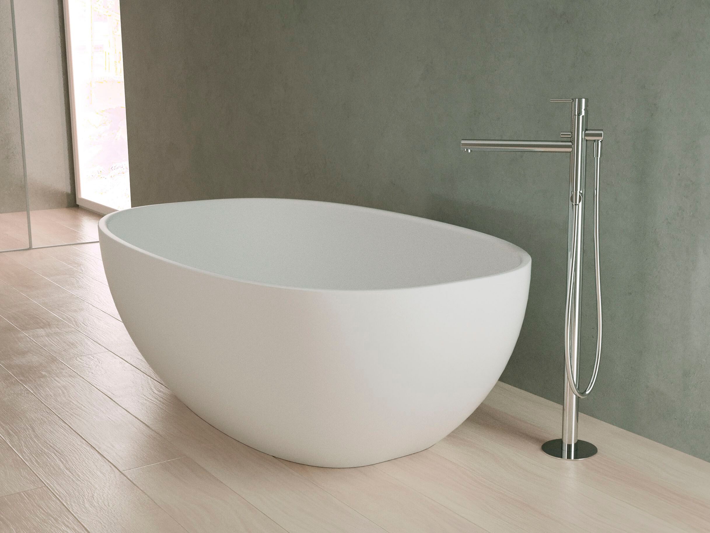 Однорычажный смеситель для ванны с ручным душем GUGLIELMI RUBINETTERIE Sprint ARCH-00145559 - Вид №1