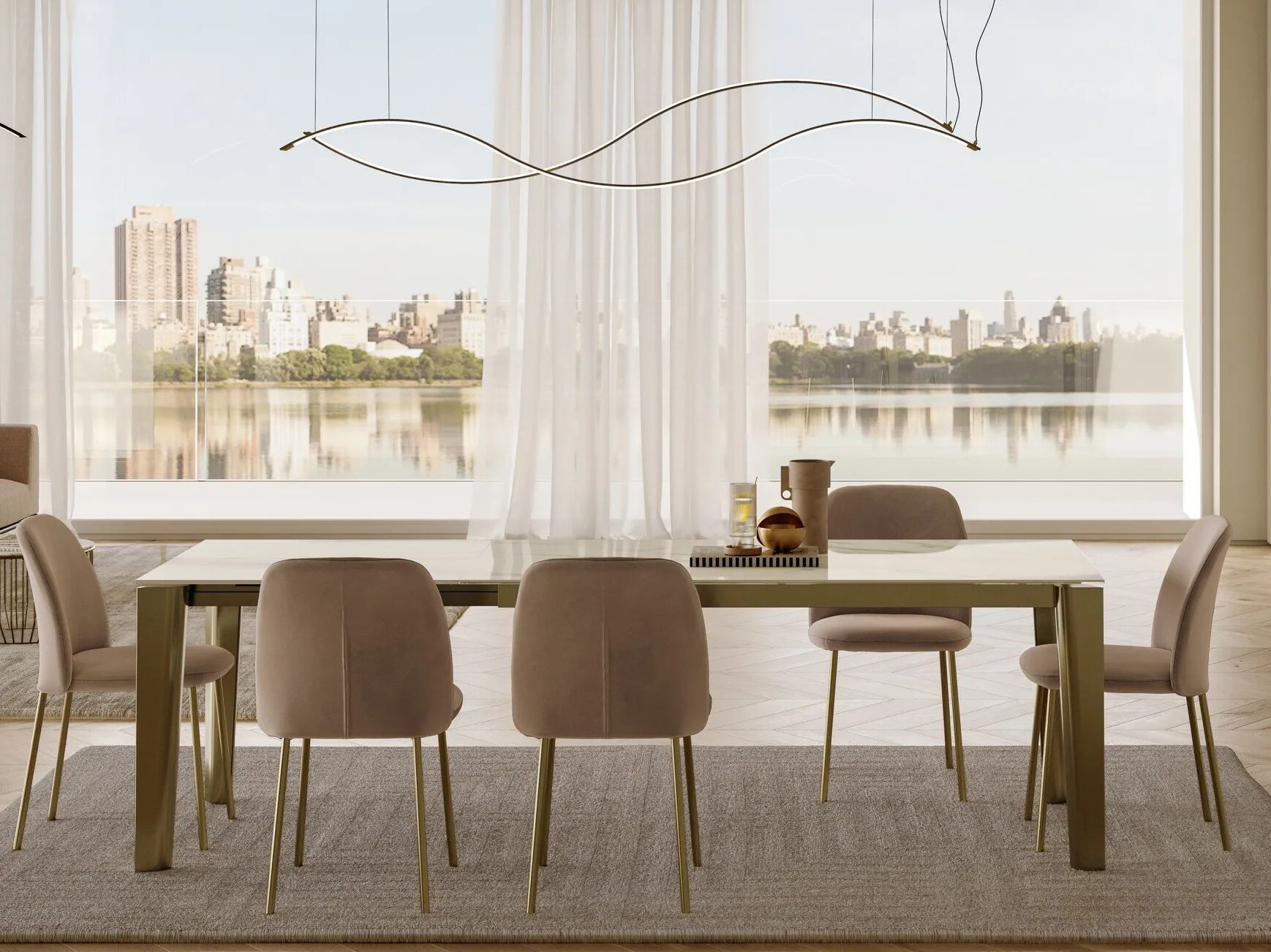 Тканевый стул Bontempi Casa VIVIAN ARCH-00029000 - Вид №5