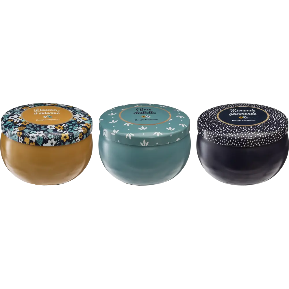 Свечи ароматические в банке 3 шт Atmosphera STLM-2194568