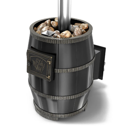 Печь для бани Везувий Легенда Русский пар 18 (270) с закрытой каменкой 5338 - Вид №1