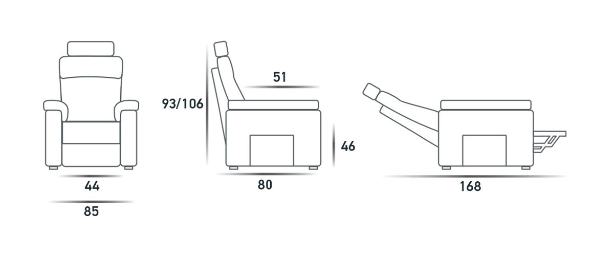 Кресло-Подъемник Lift-Relax 1 Motore  Spaziorelaxitalia  Cube Cube Lift-Relax 1 Motore  - Вид №4