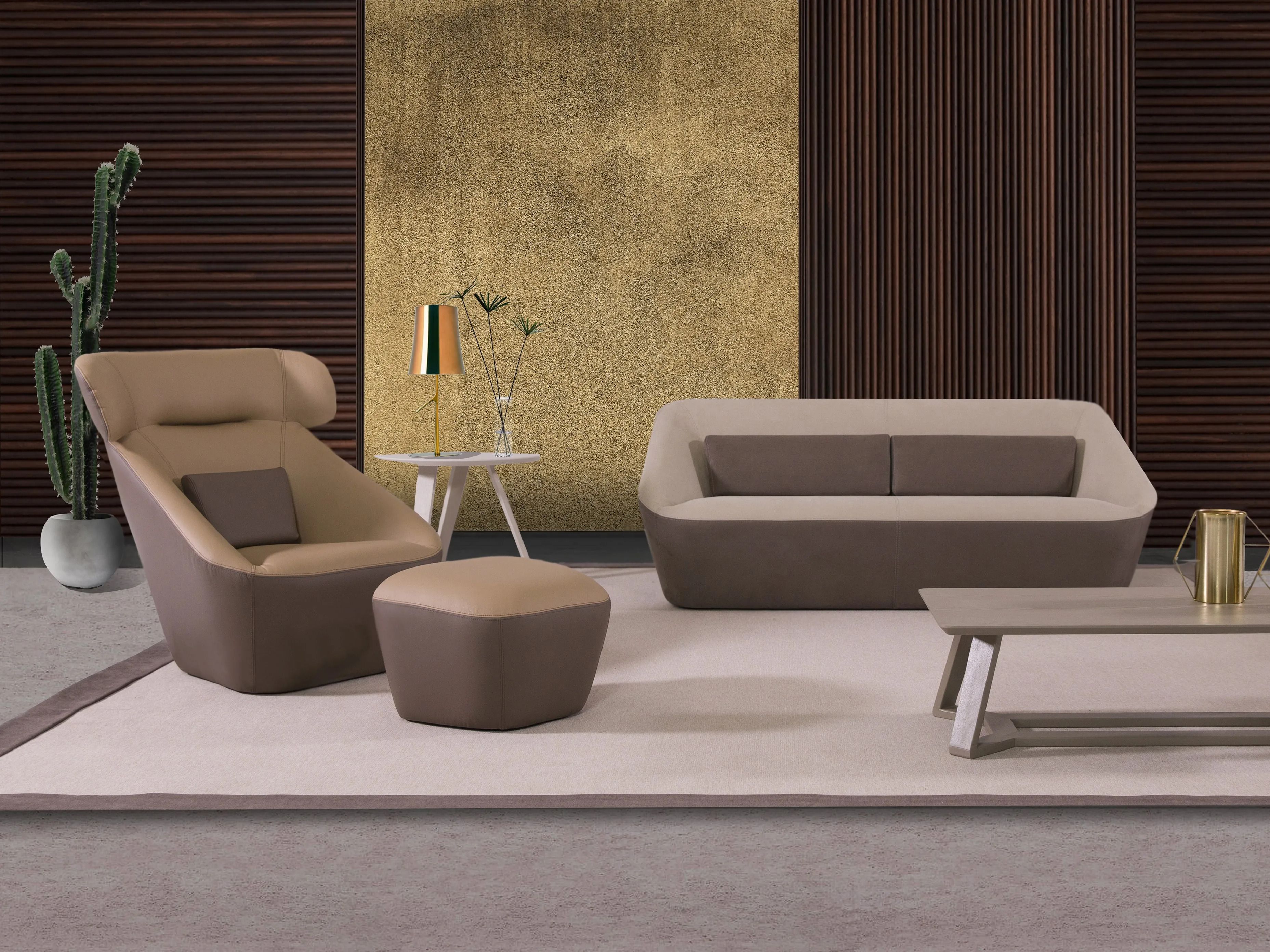 Кожаное кресло с подголовником ABLE Spencer ARCH-00089282 - Вид №5