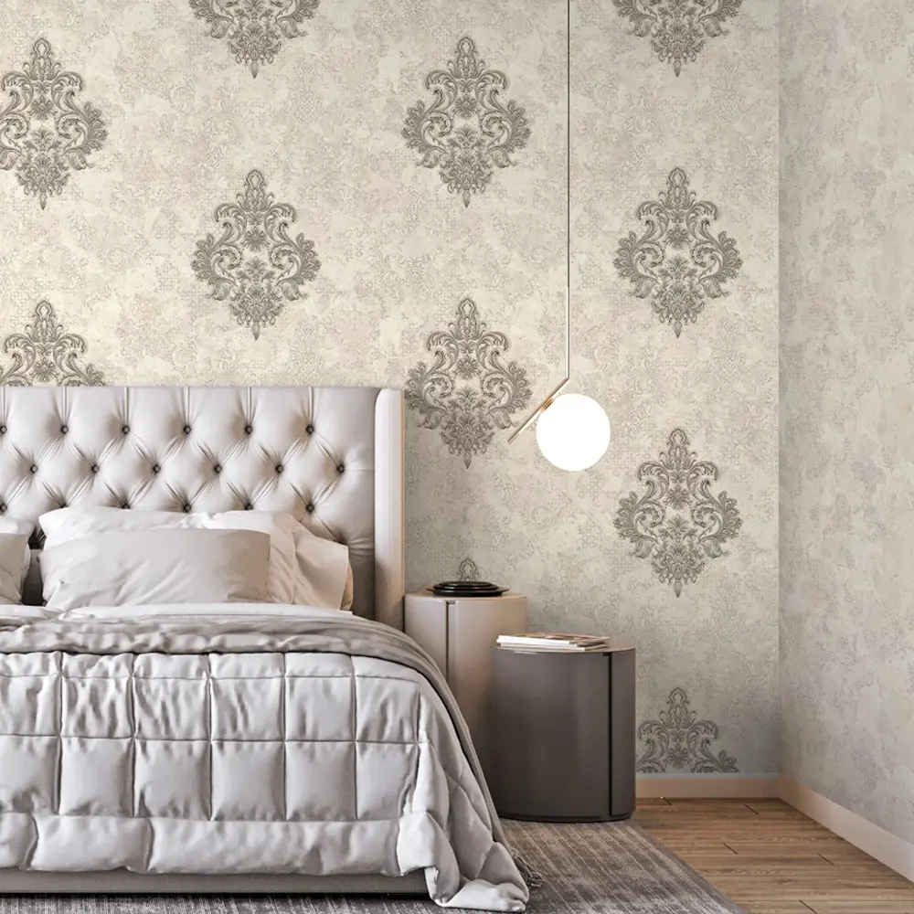 Обои флизелиновые Московская обойная фабрика Феличита бежевые 1.06 м 4229-4 STLM-2206564 - Вид №3