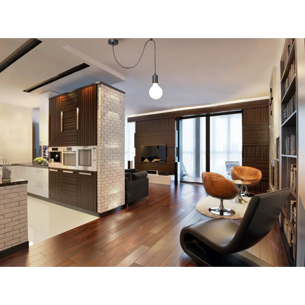 Подвесной светильник Inspire Паук 1 лампа 3м² Е27 цвет черный матовый 81956769 STLM-2027360  - Вид №6
