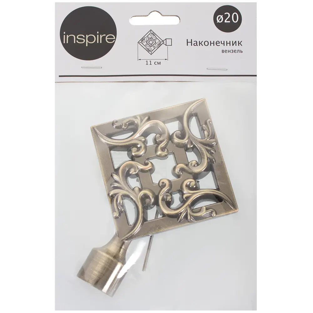 Наконечник «Вензель» 11 см цвет золото антик INSPIRE STLM-2019841 - Вид №5