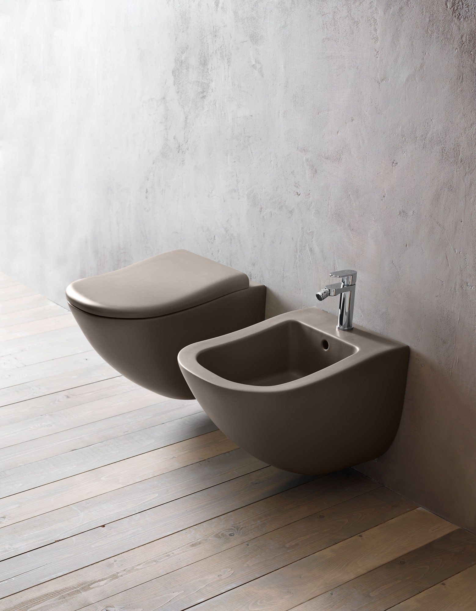 Керамическое подвесное биде Ceramica Cielo Fluid ARCH-00101825 - Вид №1