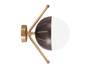 Светодиодный настенный светильник из металла и стекла