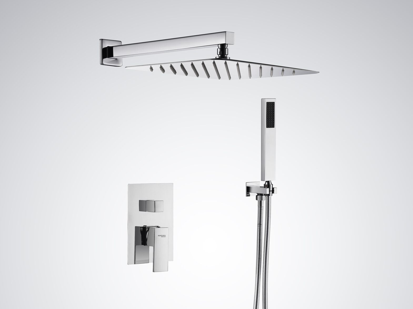 Однорычажный смеситель для душа с ручным душем Fontana Showers LUCE ARCH-00035980