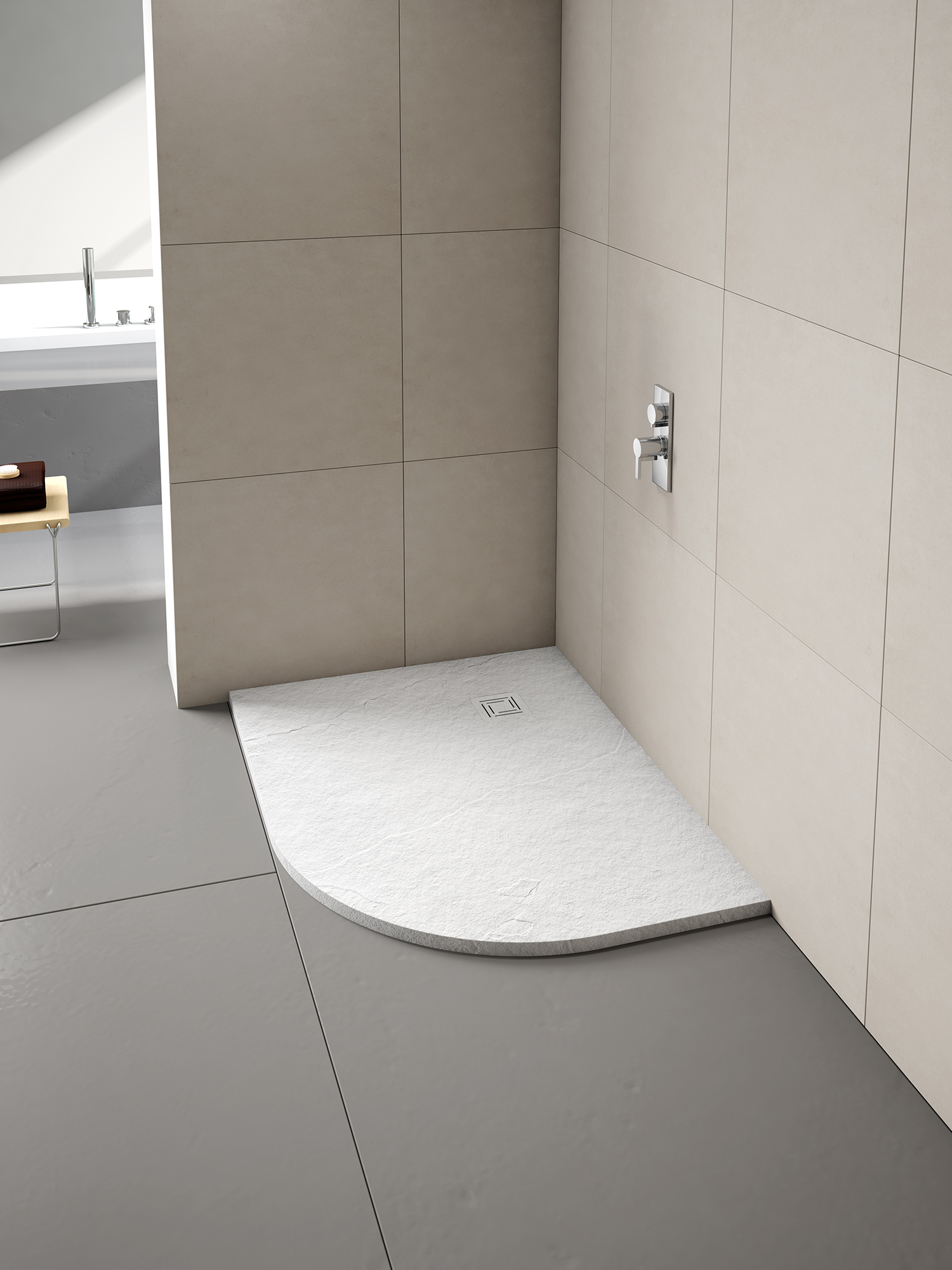 Душевой поддон T108HS L или R Merlyn Truestone - Вид №4