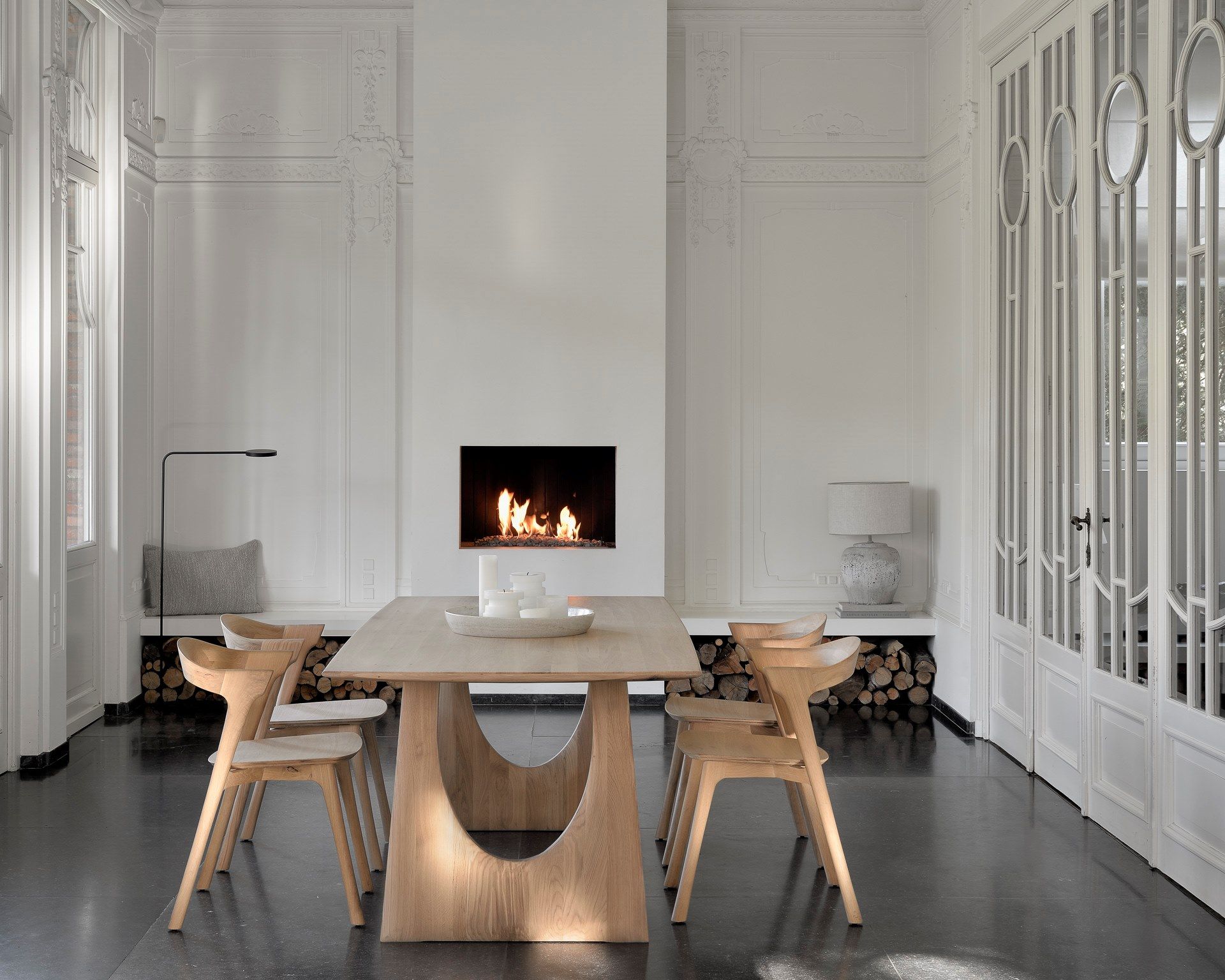 Прямоугольный обеденный стол из дуба Ethnicraft Геометрическая ARCH-00126990 - Вид №9