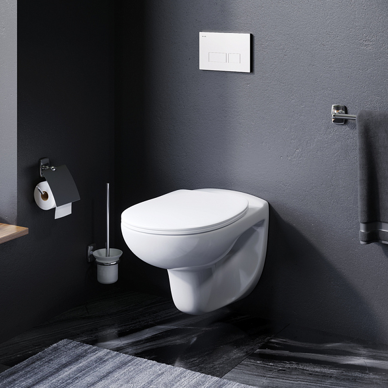 IS47001.741700 Инсталл с клав Pro S белый с подв унит б/ободк с сид м/л AM.PM Sense - Вид №1