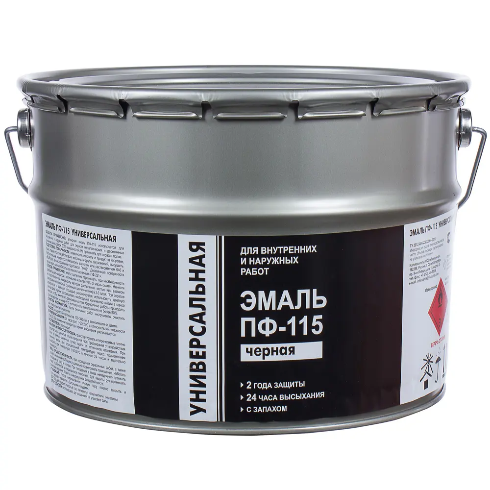 Эмаль ПФ-115 Эконом цвет хаки 9 кг 18625261 STLM-2066819 Santreyd  - Вид №1