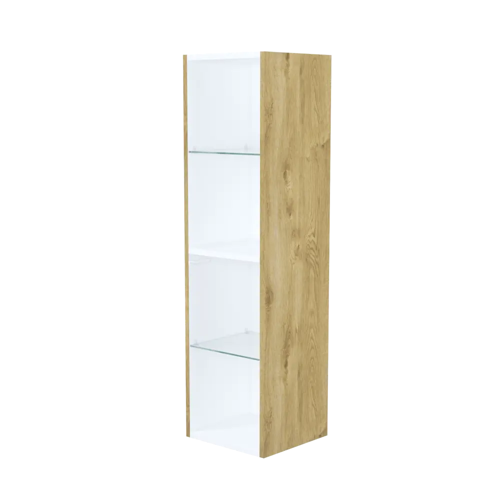 Корпус пенала подвесного Iddis Lahta LAH30V0i97 109x30x30.1 см цвет дуб светлый STLM-2105943