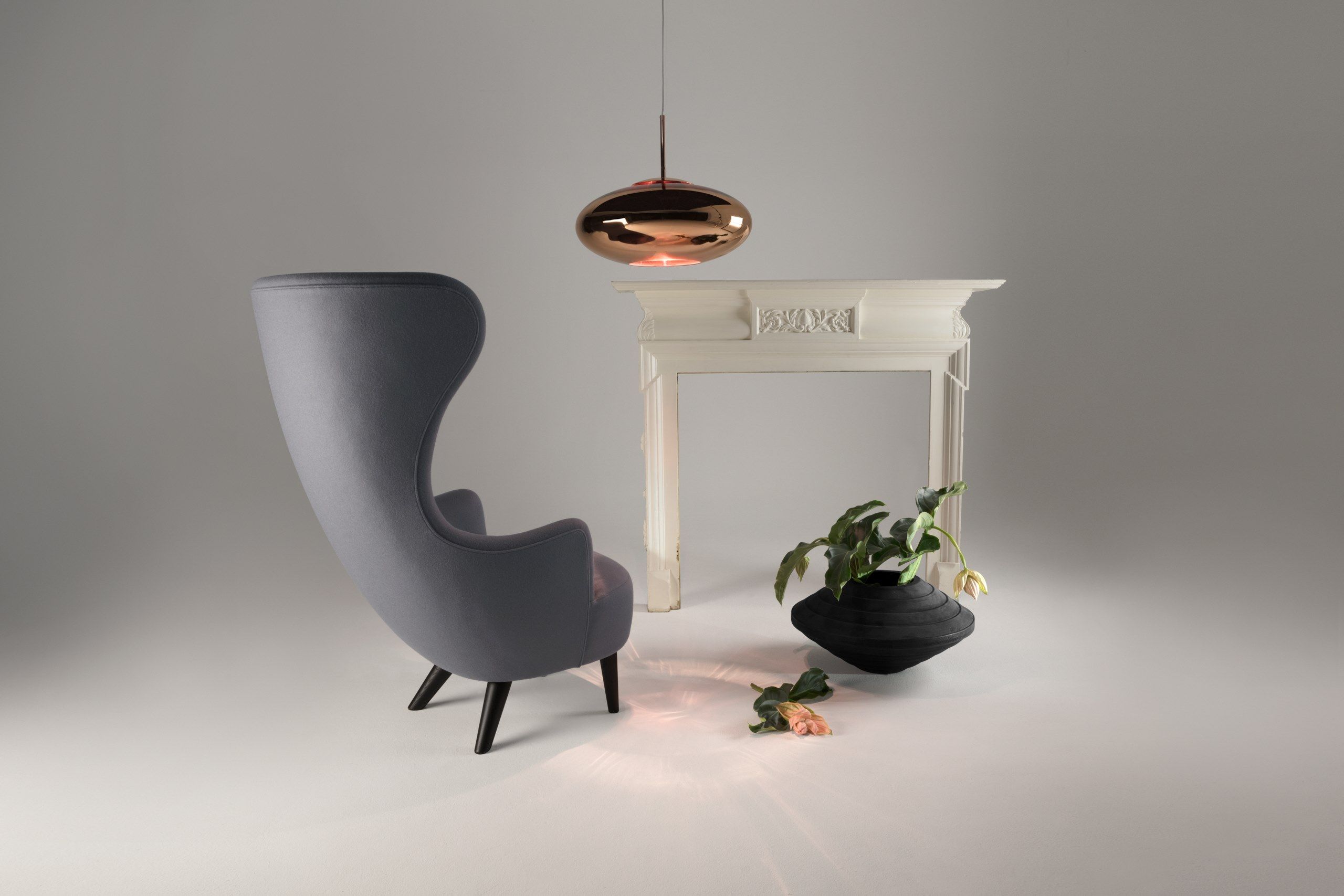 Тканевое кресло-шпагат Tom Dixon Wingback ARCH-00030040 - Вид №8