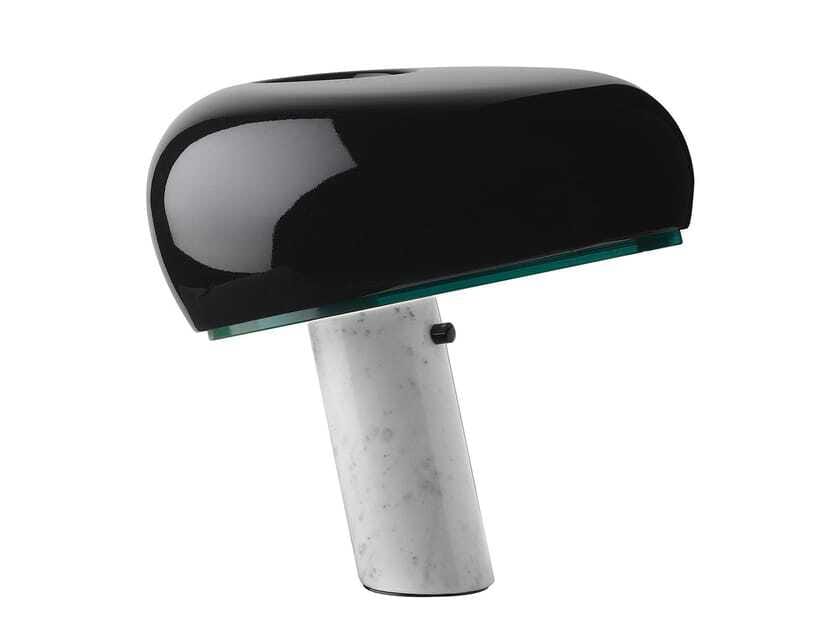 Мраморная и металлическая светодиодная настольная лампа In Stock Flos ARCH-00125221