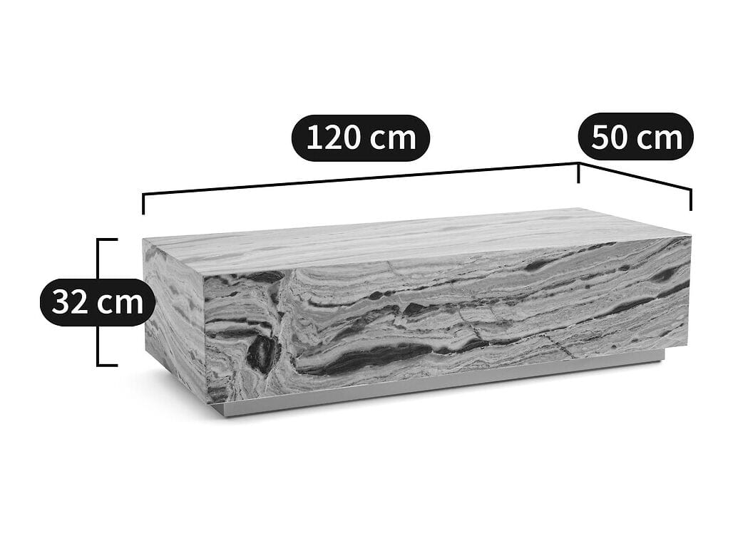 Мраморный журнальный столик AMPM ALCANA ARCH-00110621 - Вид №11