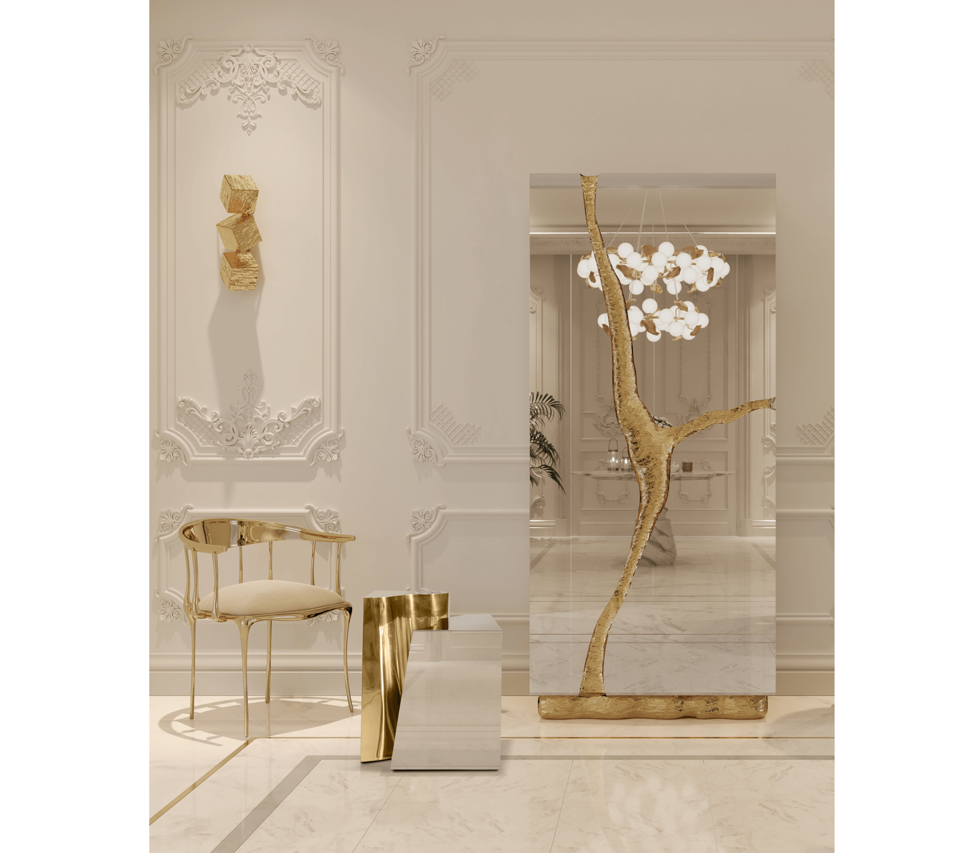 0-060 Кубическое большое бра Boca Do Lobo  - Вид №5