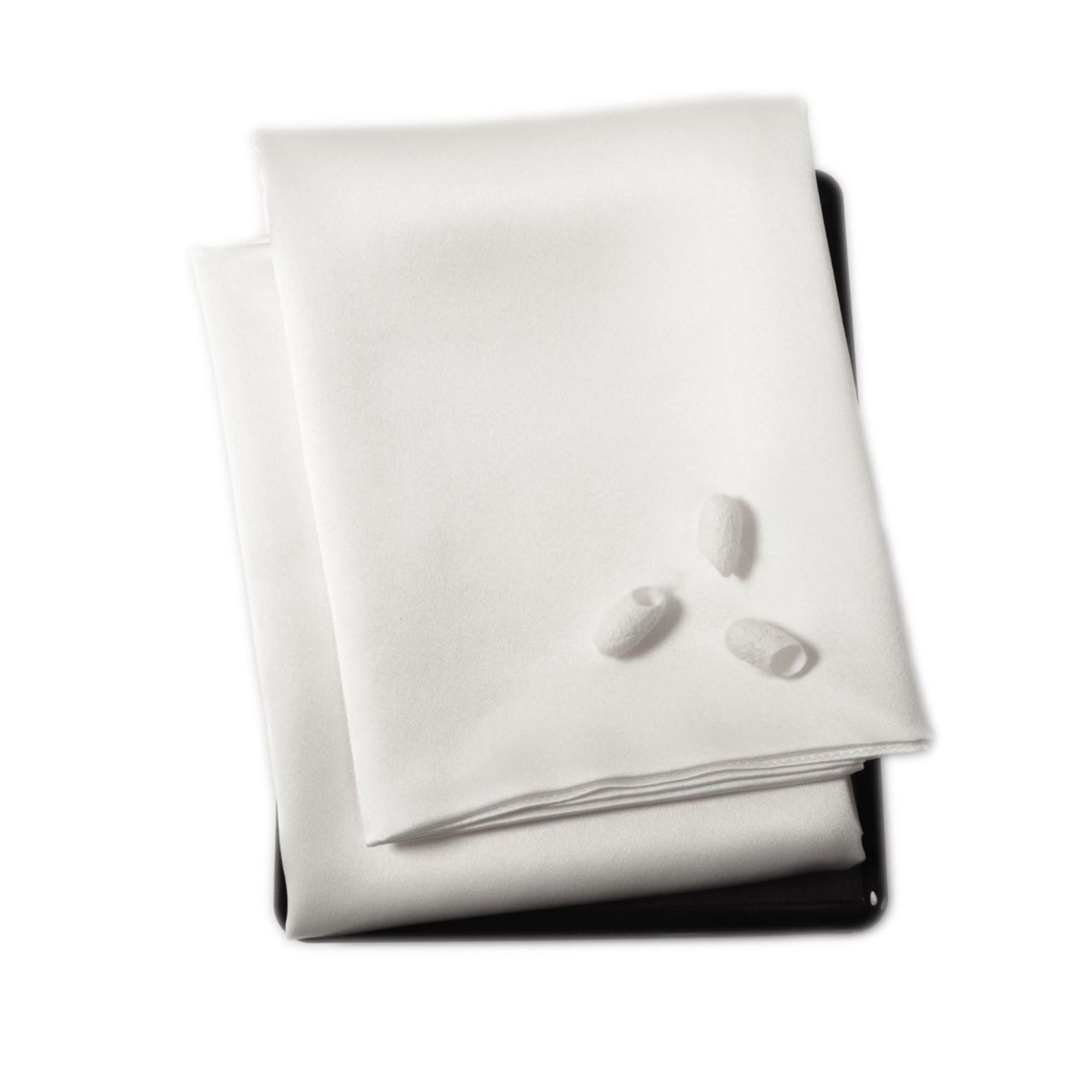 Наволочка princess77white, 70x70 см, шелк, 1шт, цвет белый жемчуг SILK MANUFACTURE 90520683