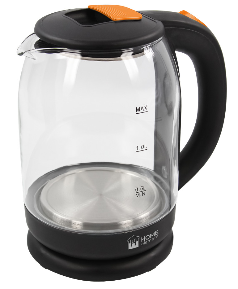 9091563 Электрочайник HOME ELEMENT HE-KT191 оранжевый STDN-0008636 - Вид №1