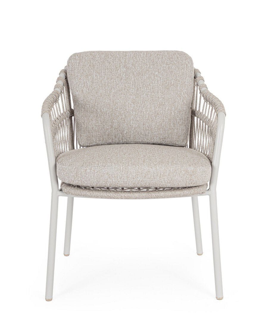 Веревочный садовый стул со встроенной подушкой BIZZOTTO Talaia ARCH-00090706 - Вид №16