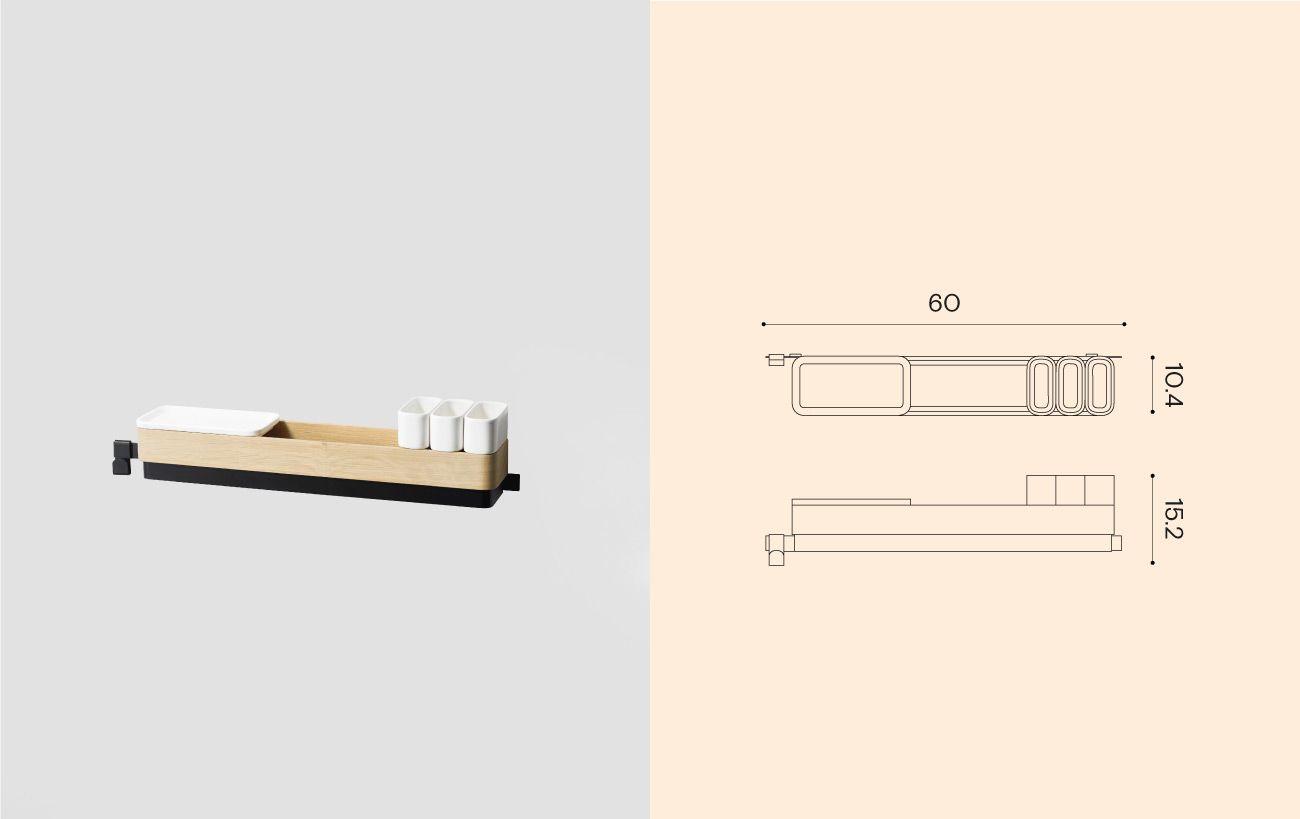 Металлическая настенная мыльница Ex.T Row ARCH-00017412 - Вид №18