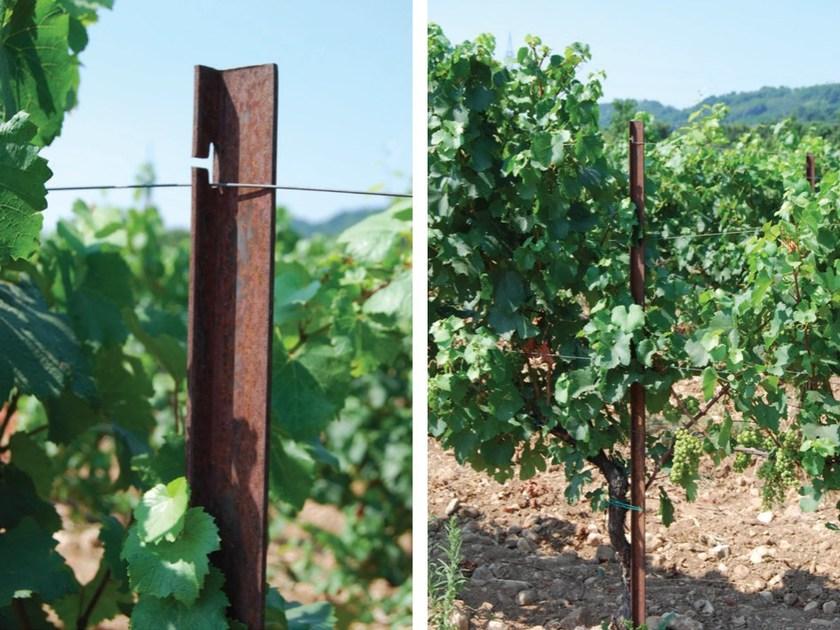 Ferro Bulloni Столб из кортеновской стали для виноградников Pali per recinzioni con reti metalliche sun-id-1478392 - Вид №3
