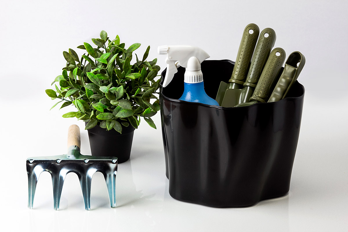 QL10142-BK Органайзер flow средний черный Qualy  - Вид №2