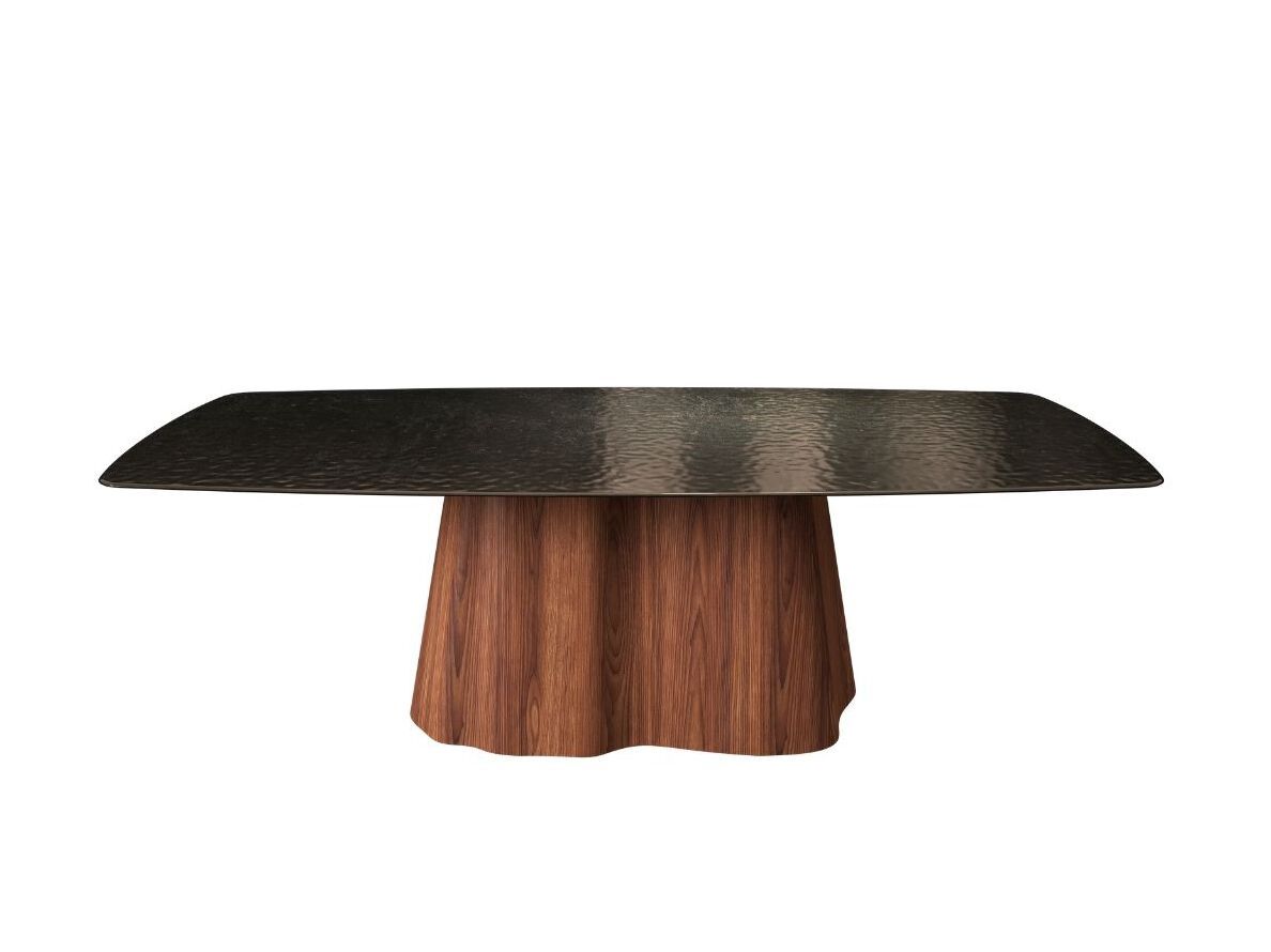 Прямоугольный обеденный стол из дерева и стекла NORD ARIN Мэрилин ARCH-00034807 - Вид №1