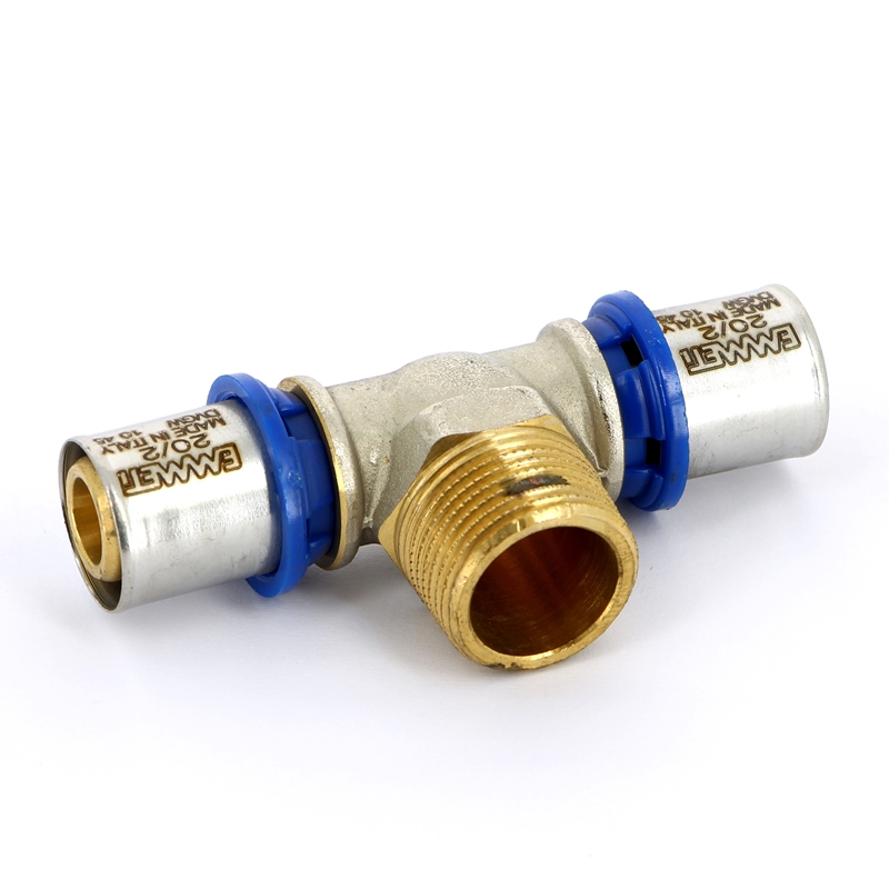 Тройник пресс-Н EMMETI 20х3/4"х20 28101415 - Вид №1