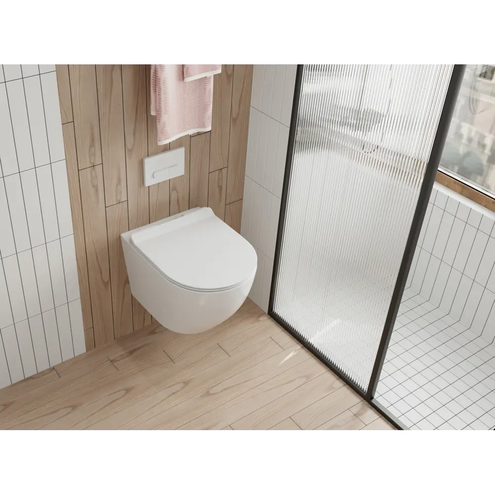 Унитаз подвесной Culto Tor безободковый с сиденьем микролифт STLM-2090043 - Вид №3