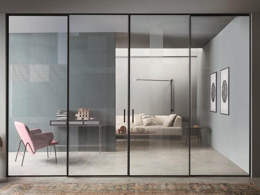 Lualdi Раздвижная дверь из алюминия и стекла Sistemi scorrevoli e pivot in vetro Santreyd sun-id-1411456 - Вид №1