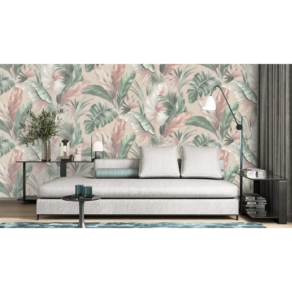 VOG COLLECTION Bali - флизелиновые обои бежевые с виниловым покрытием 87769307 STLM-0075637 - Вид №2