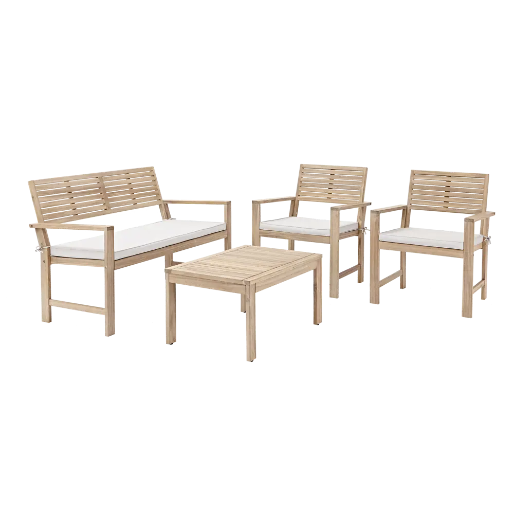 Набор мебели Solis акация 4 предмета NATERIAL STLM-2026441