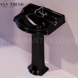 AR815NERO Пьедестал для раковины прямоугольная Simas Arcade