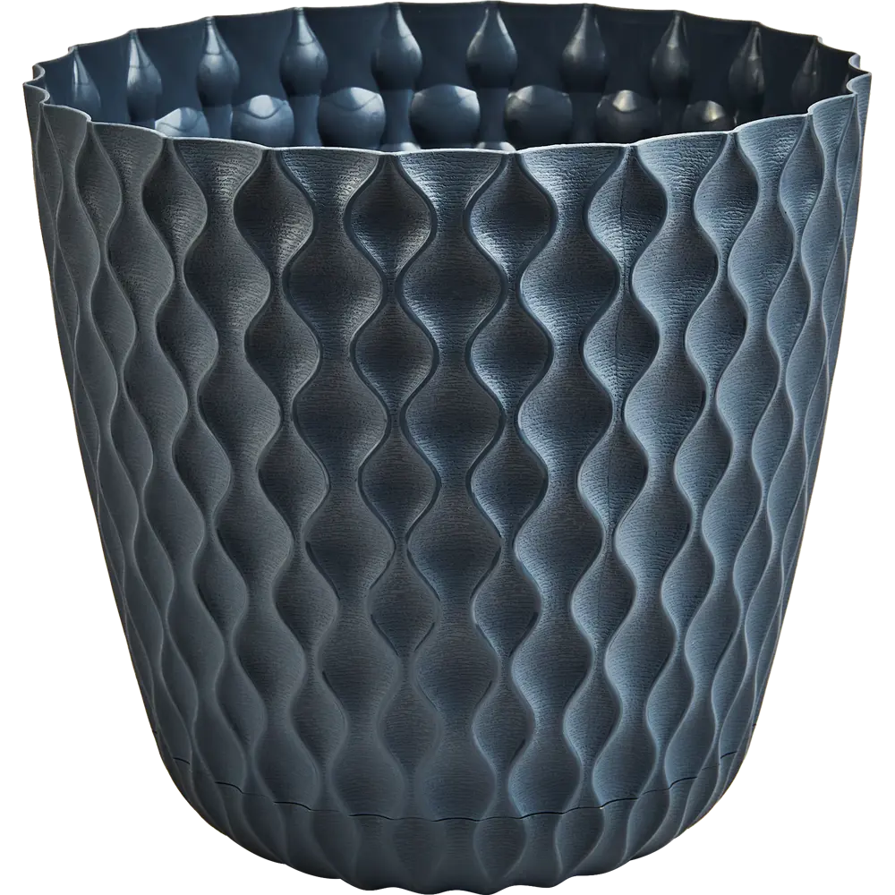 INGREEN Wave — серый кашпо для дома и сада с объёмом 4.7 л 88890473 STLM-1534944