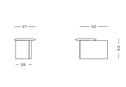 Secolo Sketch Приставной столик, столешница из глянцевой лакированной древесины, сатинированная или полированная сталь  - Вид №3