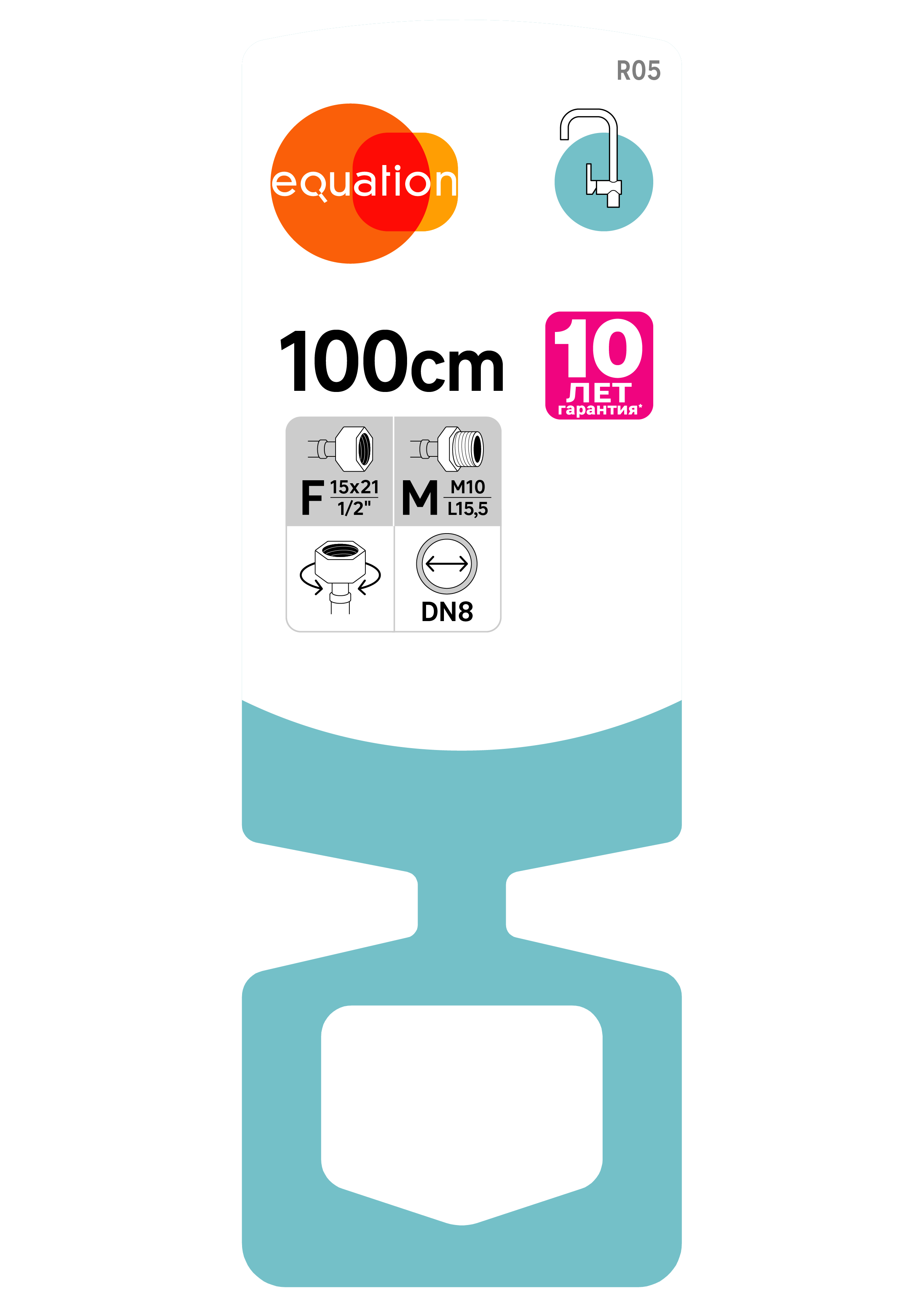 Гибкая подводка Equation для смесителей - универсальное подключение воды 82661656 STLM-0033137 - Вид №4