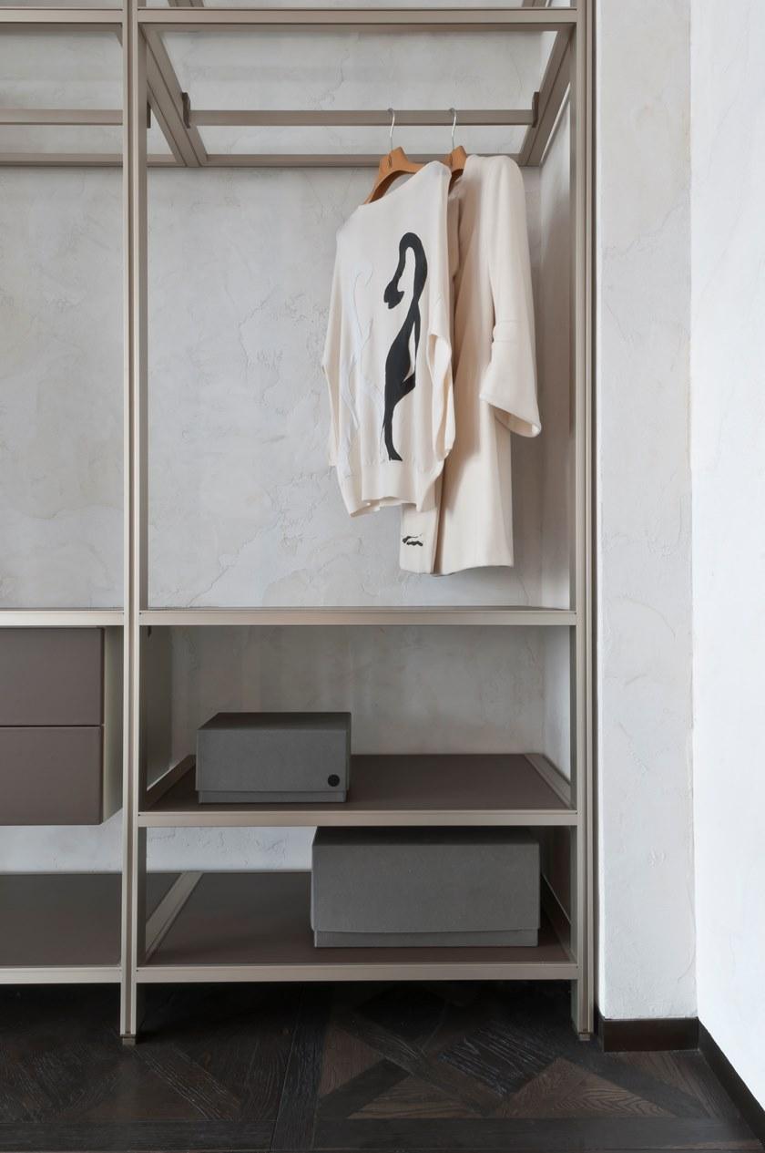 ALBED Модульная гардеробная из дерева и стекла Solo sun-id-1363816 - Вид №9