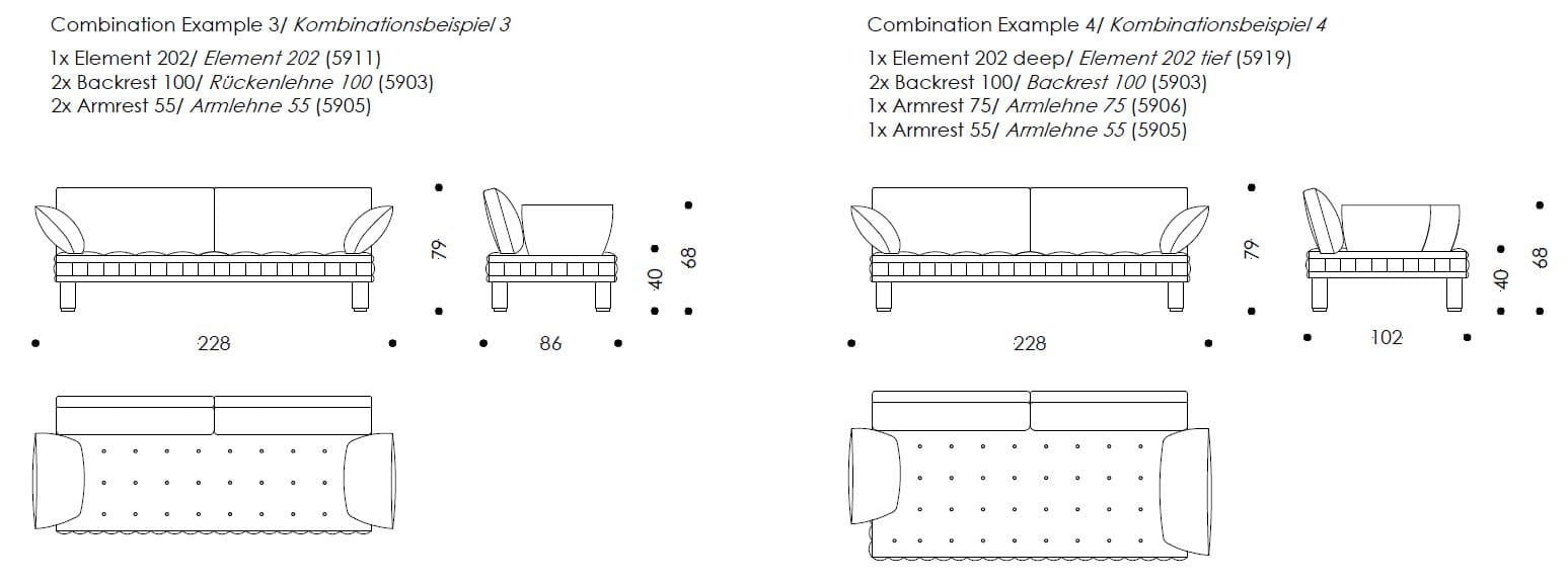 Линейный диван-кровать Wittmann ARCH-00103451 - Вид №3